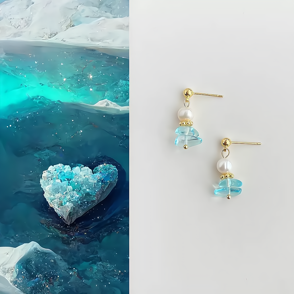 Boucles d'oreilles en cristal Radiant Serenity